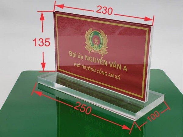 Biển tên Công An 