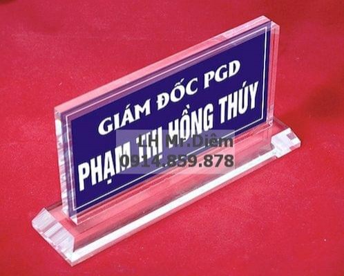 Kệ Chức Danh Mica 200x100