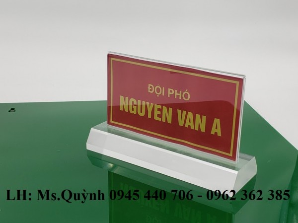 Biển chức danh Quân đội nhân dân VN