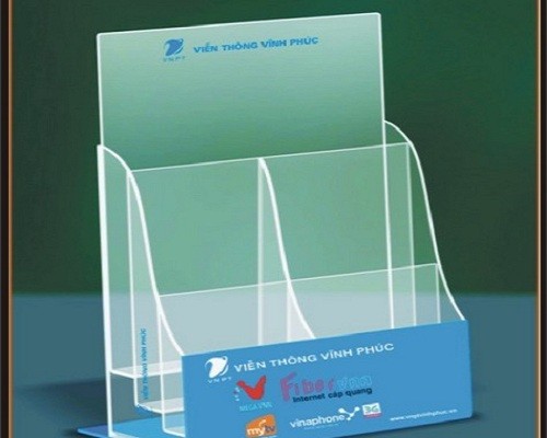 Kệ Mica Đựng Tờ Rơi