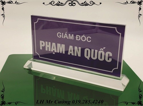 Biển Chức Danh. Địa chỉ bán Biển Chức Danh uy tín tại Hà Nội