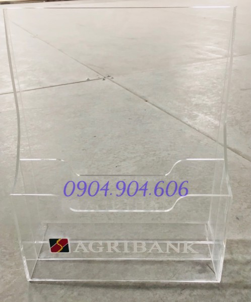 Kệ tờ rơi mica Agribank