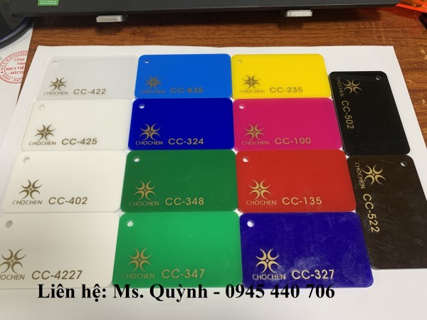 Tấm nhựa mica Chochen Đài Loan